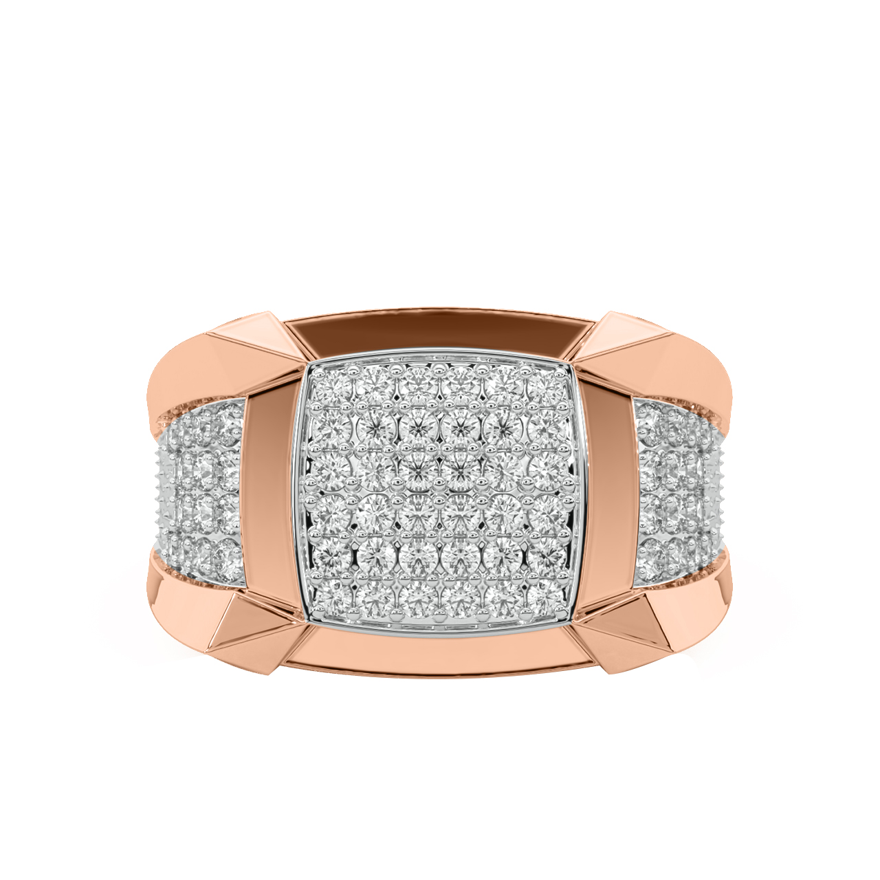 Katrin Round Diamond Ring For Men